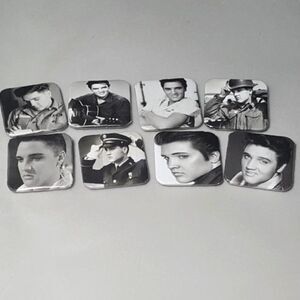 Elvis Presley Button Pin Set